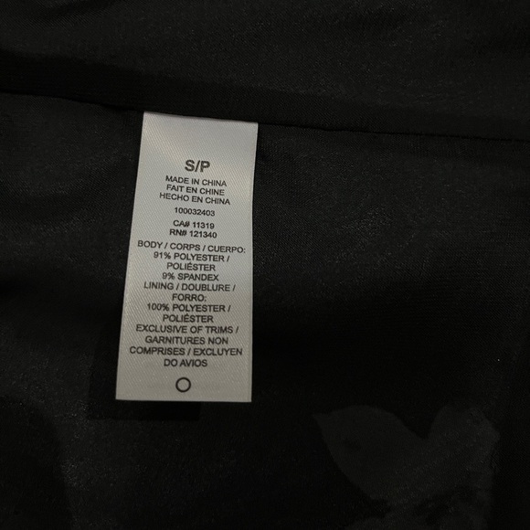 Dynamite women’s small blazer, new with tags, floral, open, black pink - Picture 6 of 11